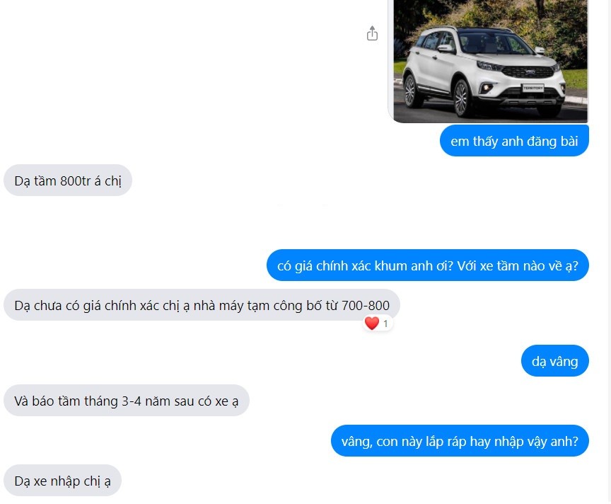 Đại lý ồ ạt nhận cọc Ford Territory: Giá hơn 800 triệu, về nước quý I năm sau Đại lý ồ ạt nhận cọc Ford Territory: Giá hơn 800 triệu, về nước quý I năm sau