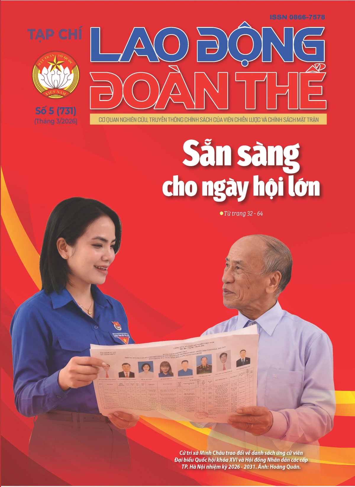 Lao động Đoàn thể tháng 3 - 2026