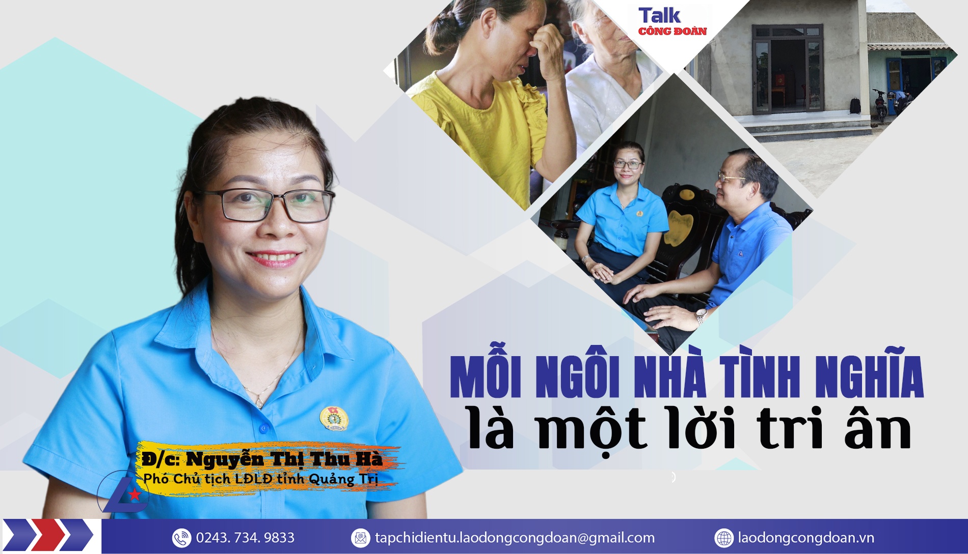 Talk Công đoàn: Mỗi ngôi nhà tình nghĩa là một lời tri ân