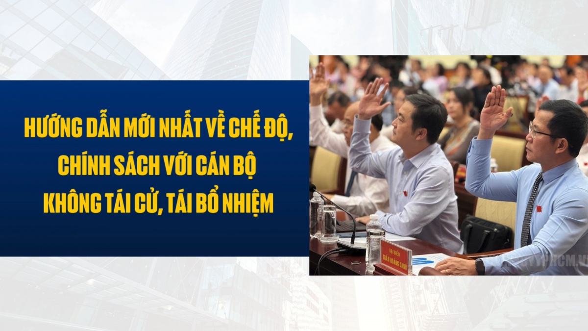 Hướng dẫn mới nhất về chế độ, chính sách với cán bộ không tái cử, tái bổ nhiệm