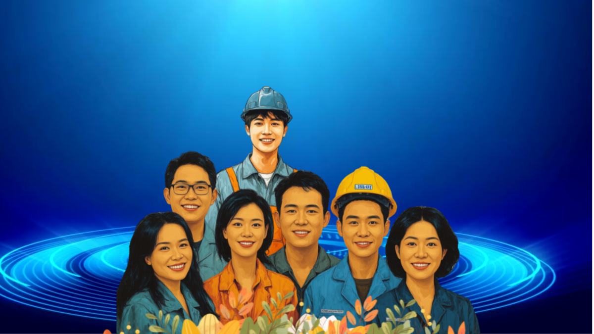 Công nhân Việt Nam tiên phong bước vào kỷ nguyên mới