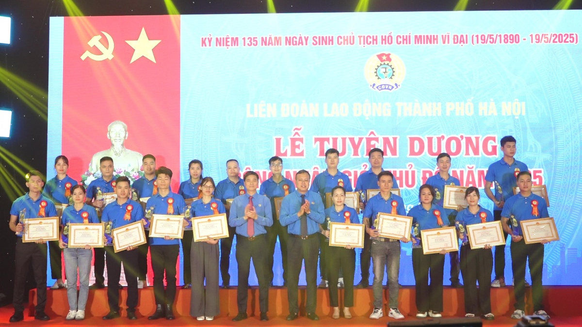 Lễ tuyên dương “Công nhân giỏi Thủ đô” năm 2025