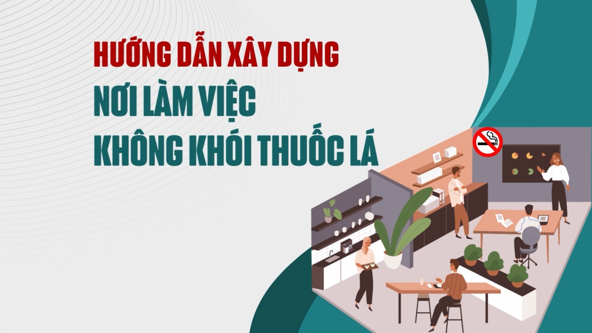 Hướng dẫn xây dựng nơi làm việc không khói thuốc lá