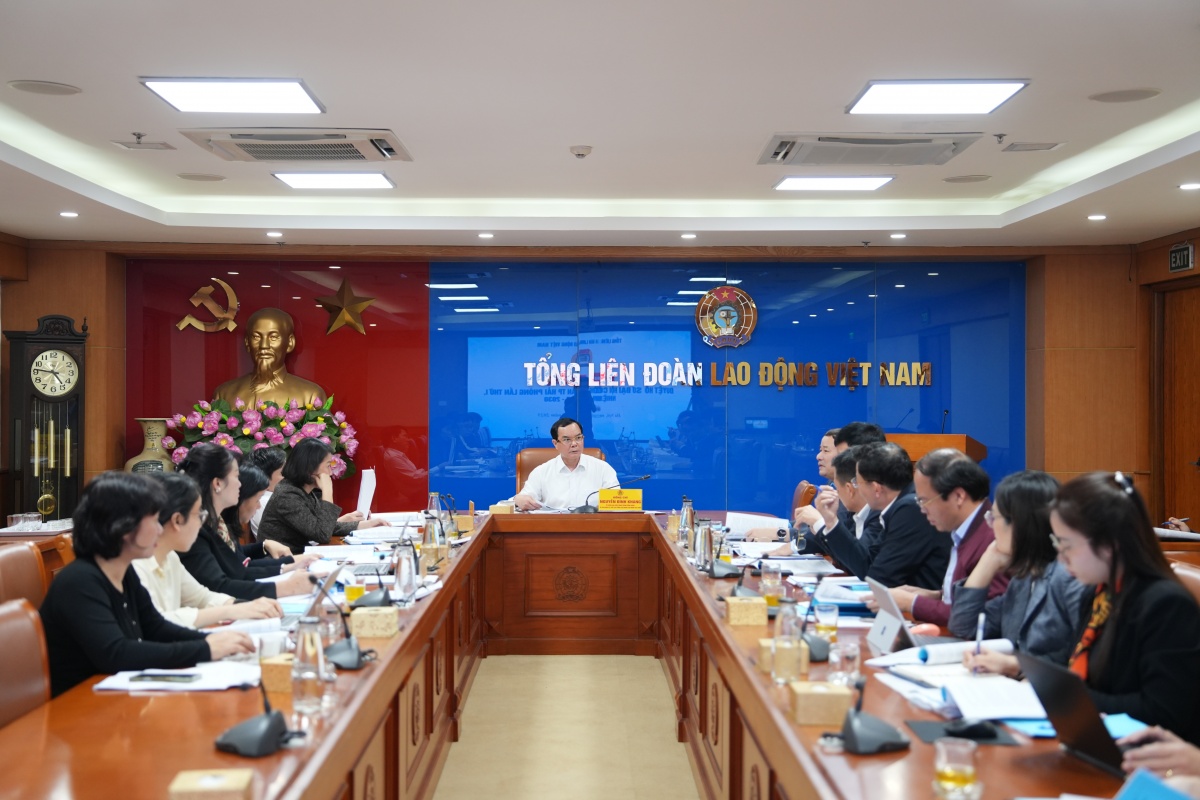 Duyệt công tác chuẩn bị Đại hội Công đoàn TP Hải Phòng lần thứ I, nhiệm kỳ 2025–2030