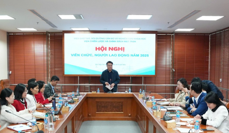 Viện Chiến lược và Chính sách Mặt trận tổ chức Hội nghị viên chức, người lao động năm 2025