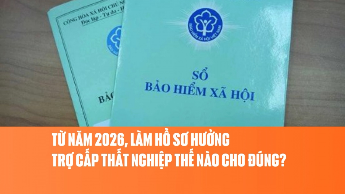 Từ năm 2026, làm hồ sơ hưởng trợ cấp thất nghiệp thế nào cho đúng?