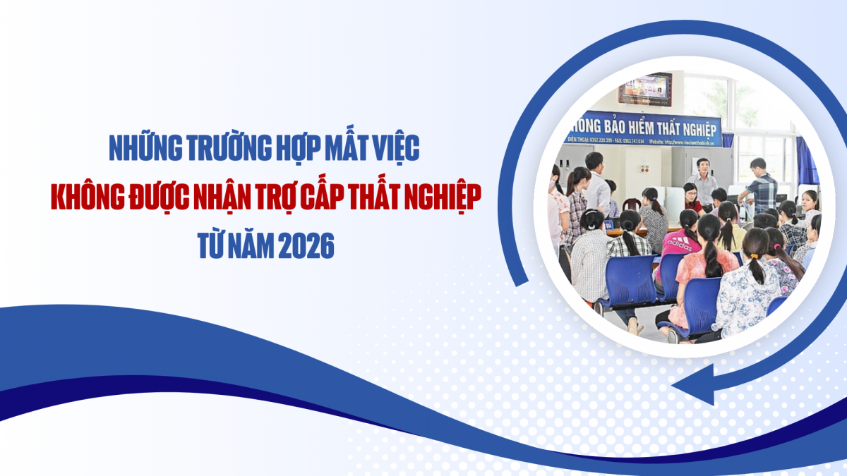 Những trường hợp mất việc không được nhận trợ cấp thất nghiệp từ năm 2026
