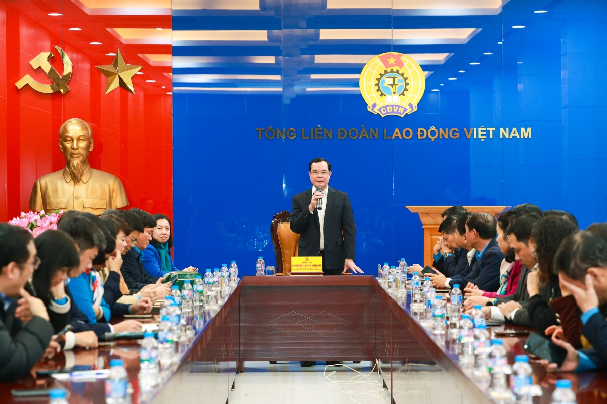 Đảng ủy Tổng Liên đoàn Lao động Việt Nam thông báo nhanh kết quả Đại hội XIV