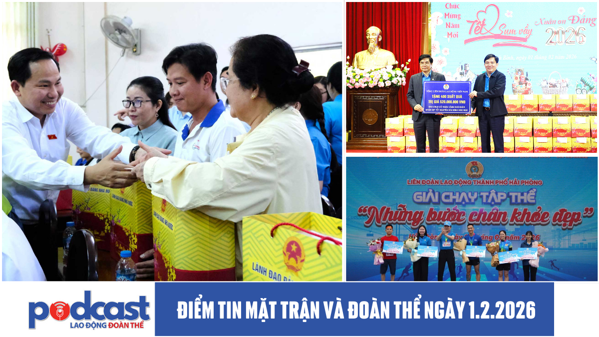 Điểm tin Mặt trận và Đoàn thể ngày 1.2.2026