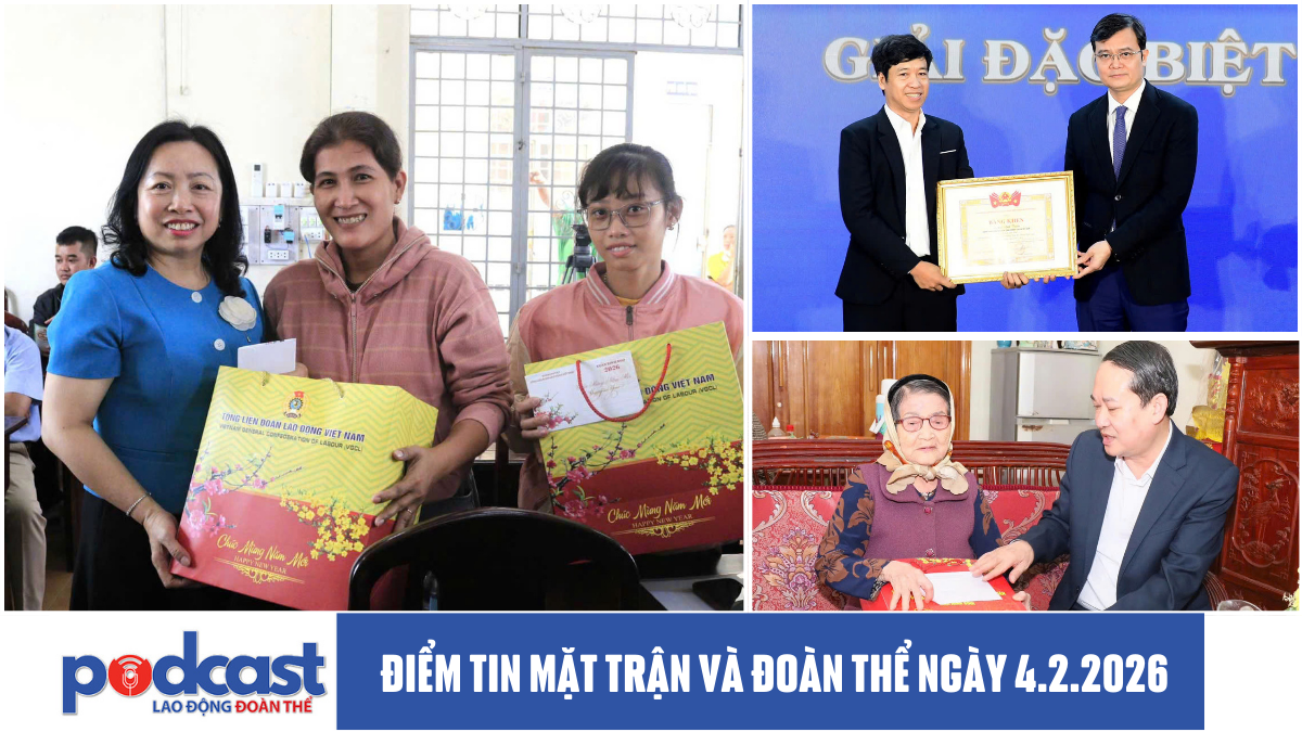 Điểm tin Mặt trận và Đoàn thể ngày 4.2.2026