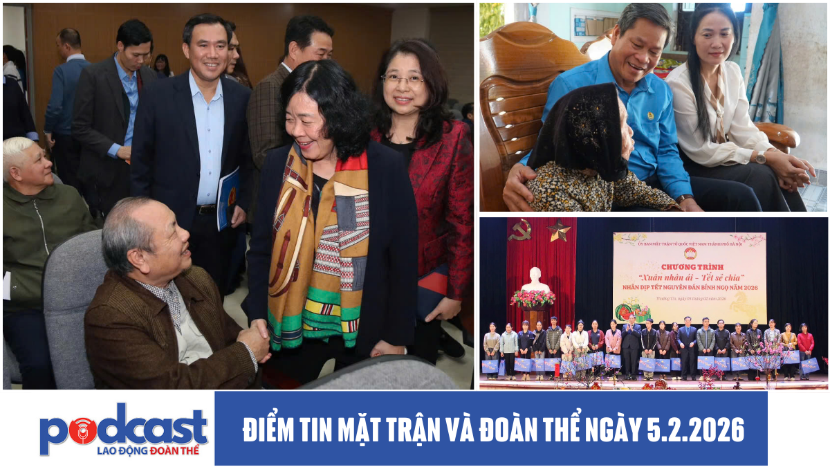 Điểm tin Mặt trận và Đoàn thể ngày 5.2.2026