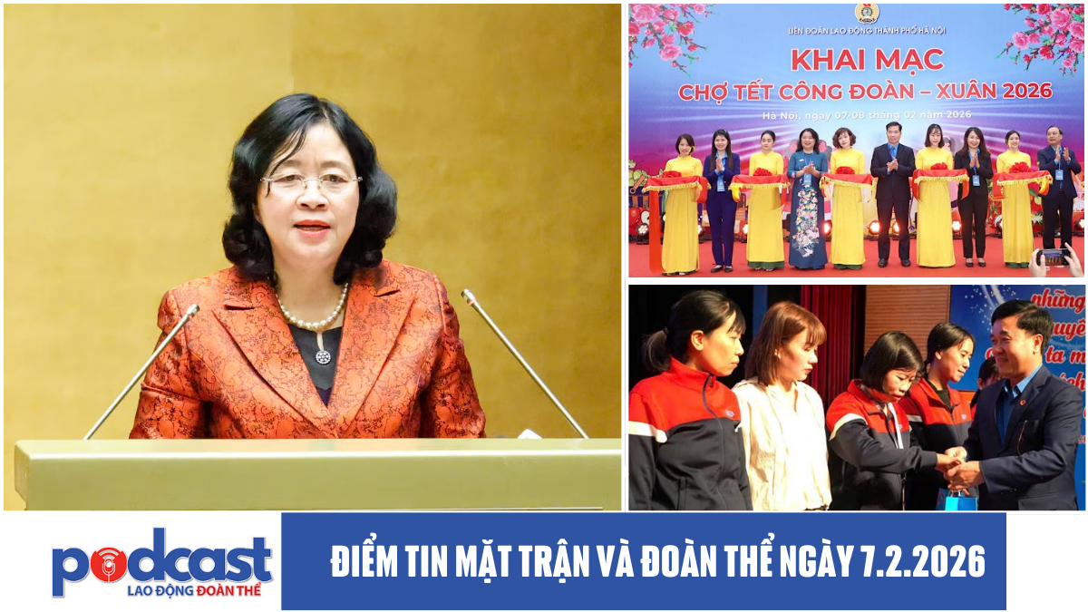 Điểm tin Mặt trận và Đoàn thể ngày 7.2.2026