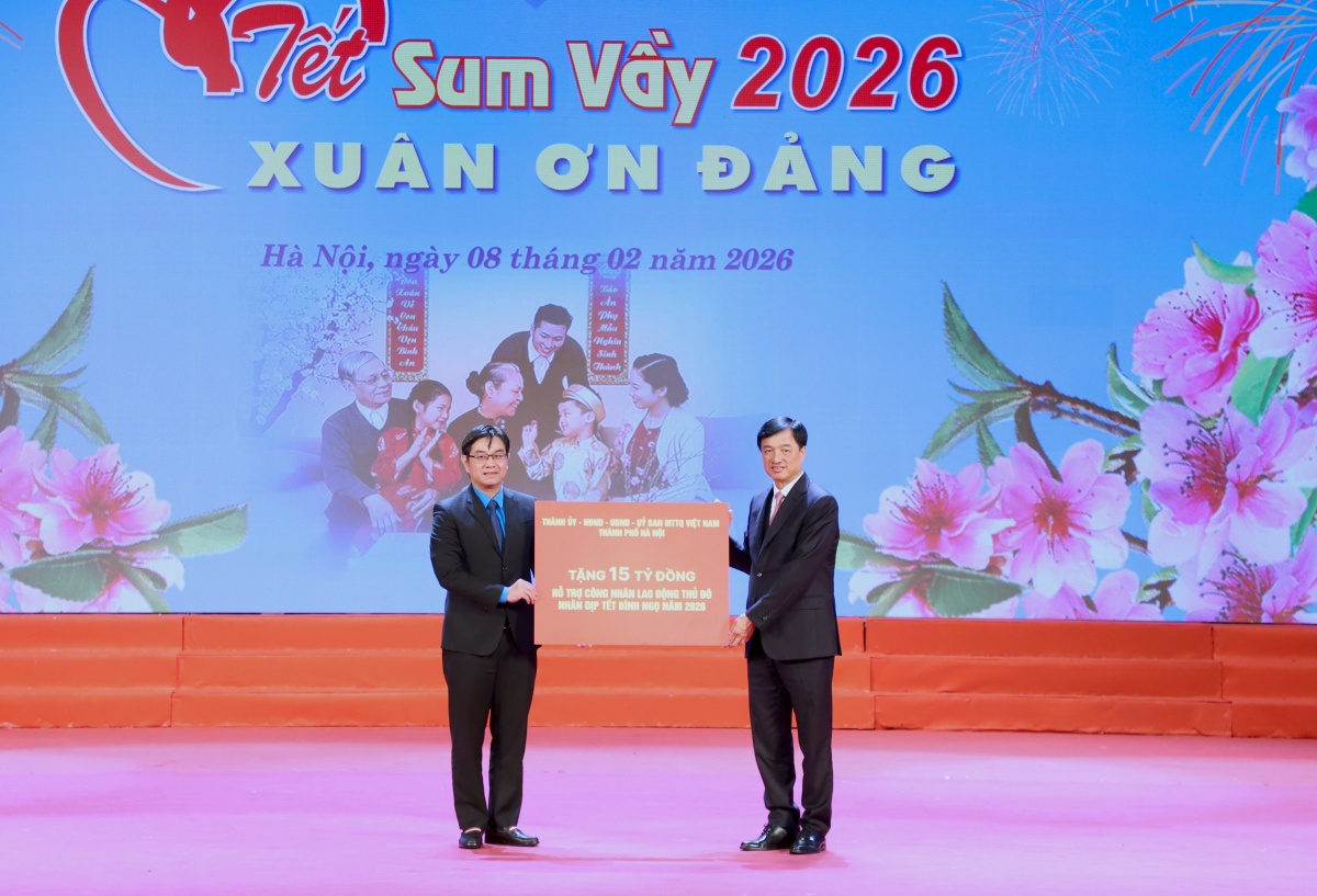 Lan tỏa hơi ấm mùa Xuân đến với công nhân lao động Thủ đô