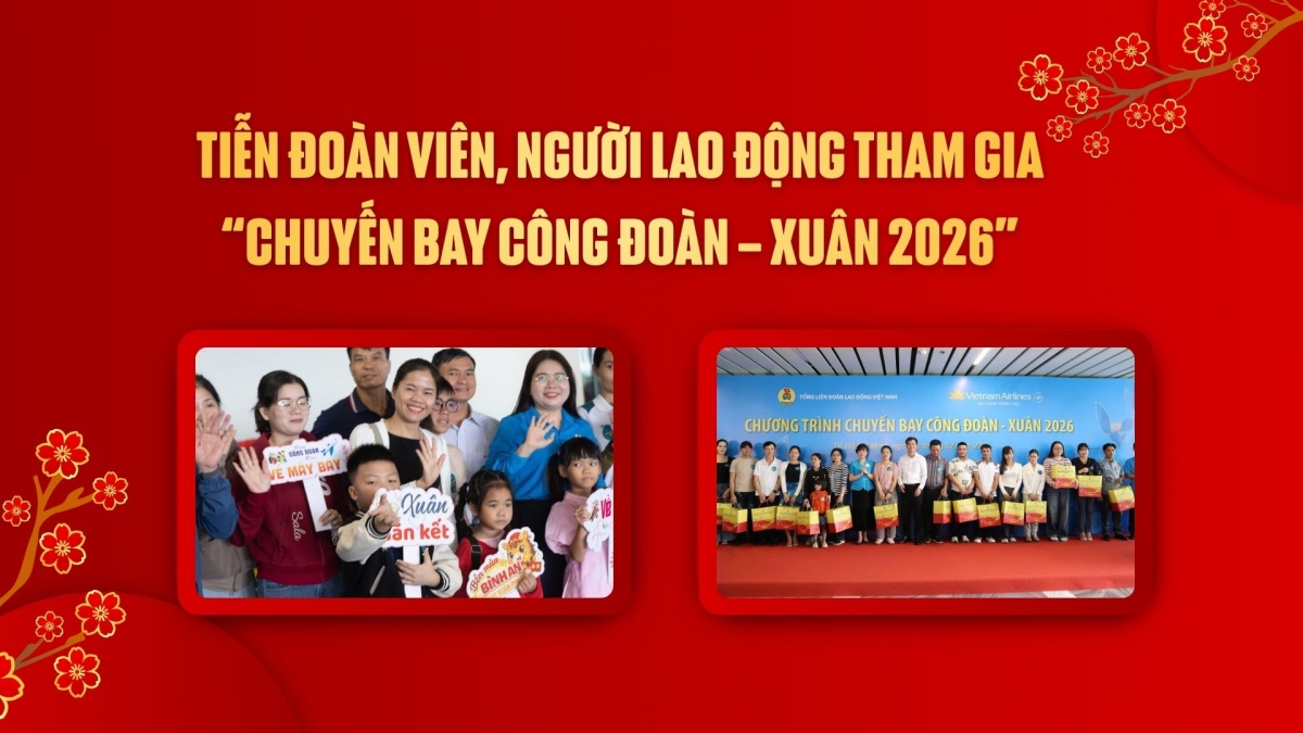 Tiễn người lao động về quê bằng "Chuyến bay Công đoàn"