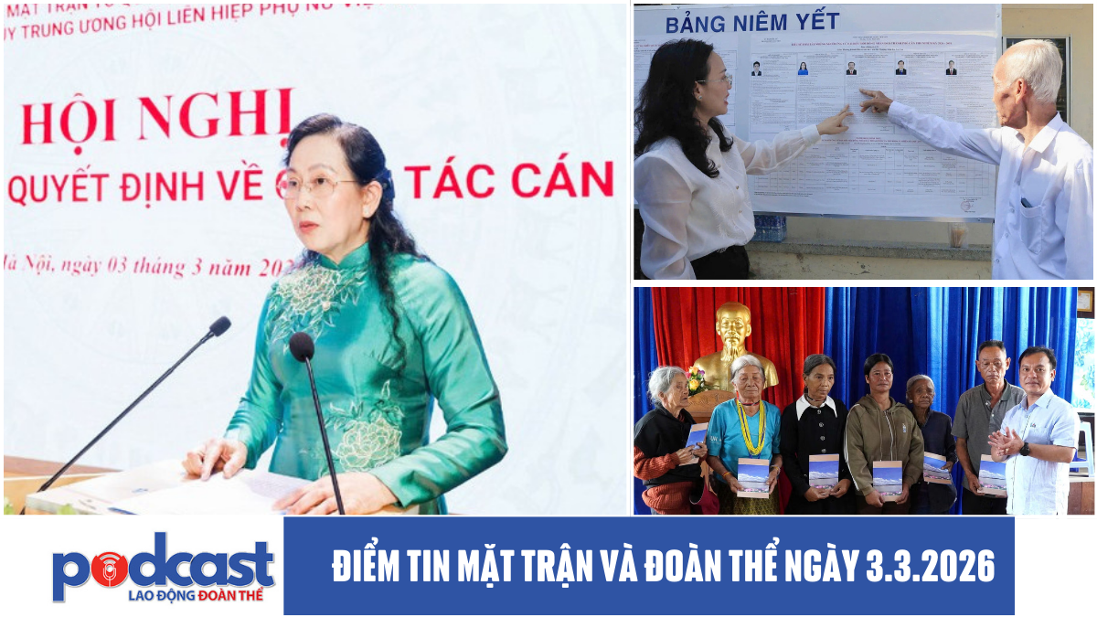 Điểm tin Mặt trận và Đoàn thể ngày 3.3.2026