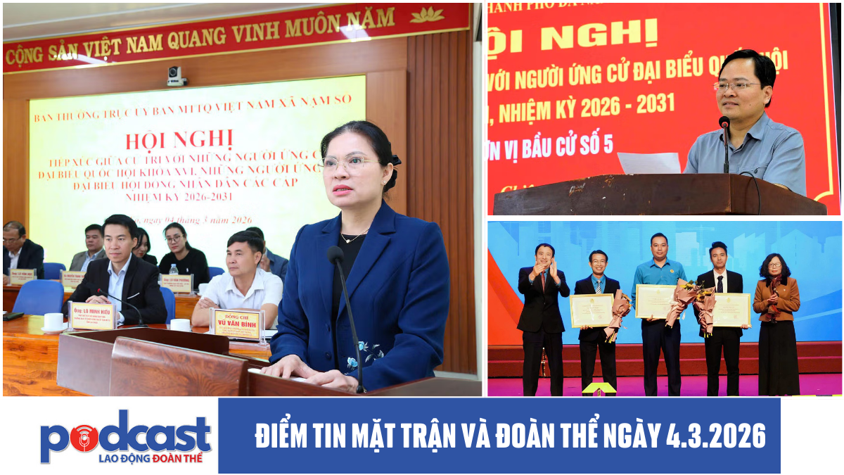 Điểm tin Mặt trận và Đoàn thể ngày 4.3.2026