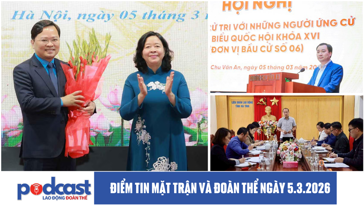 Điểm tin Mặt trận và Đoàn thể ngày 5.3.2026