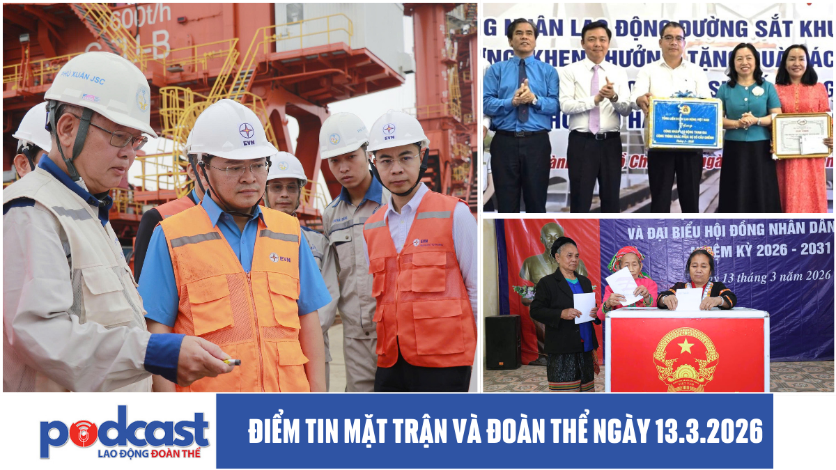 Điểm tin Mặt trận và Đoàn thể ngày 13.3.2026