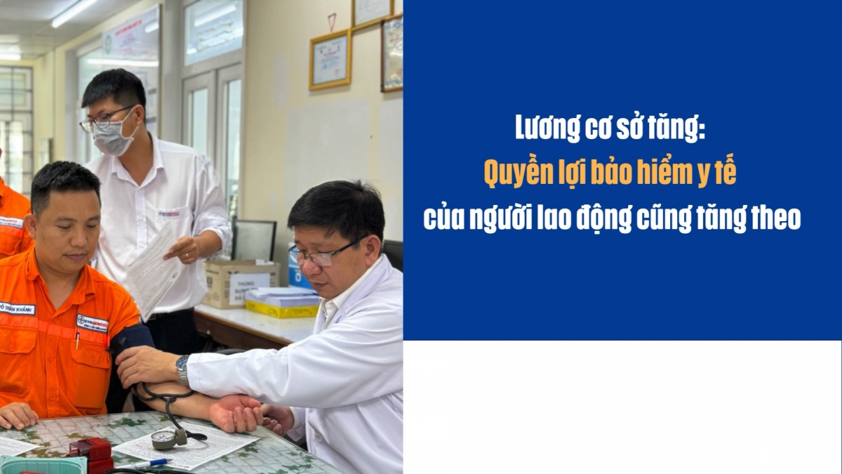 Lương cơ sở tăng: Quyền lợi bảo hiểm y tế của người lao động cũng tăng theo