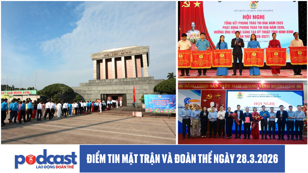 Điểm tin Mặt trận và Đoàn thể ngày 28.3.2026