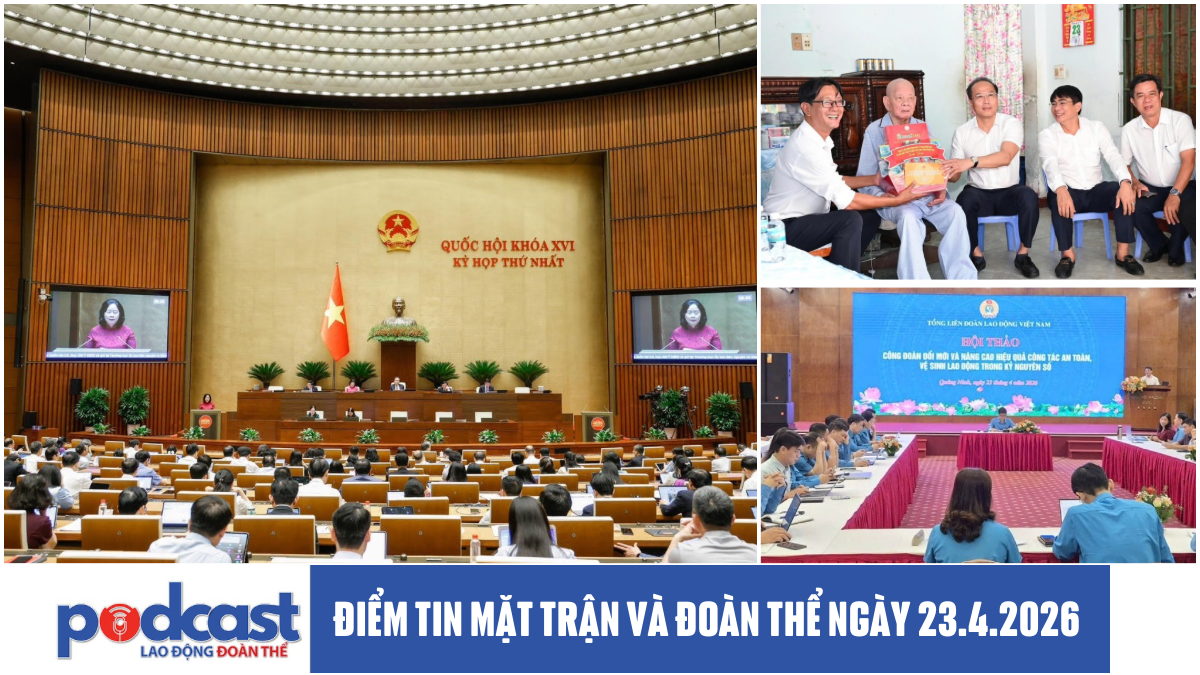 Bản tin Mặt trận và Đoàn thể ngày 23.4.2026