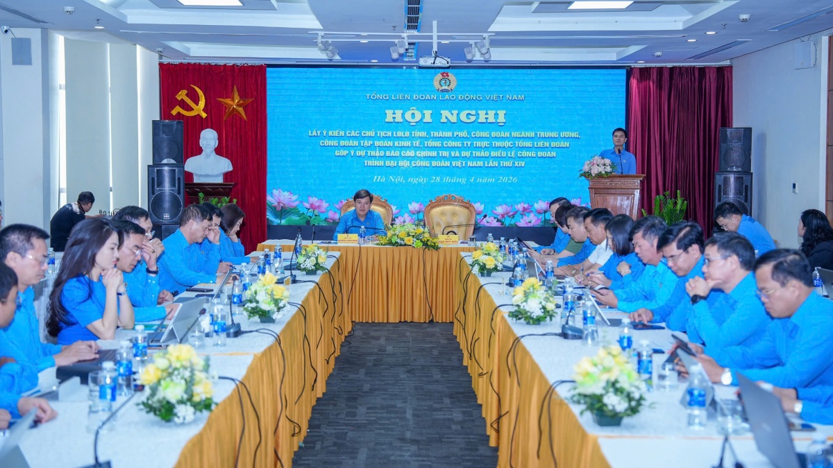 Hoàn thiện Dự thảo Báo cáo chính trị, Điều lệ Công đoàn, hướng tới Đại hội XIV Công đoàn Việt Nam