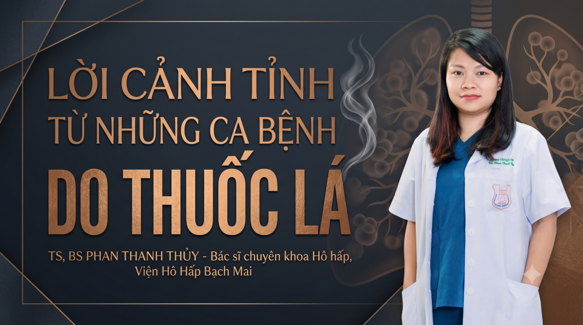 Lời cảnh tỉnh từ những ca bệnh do thuốc lá